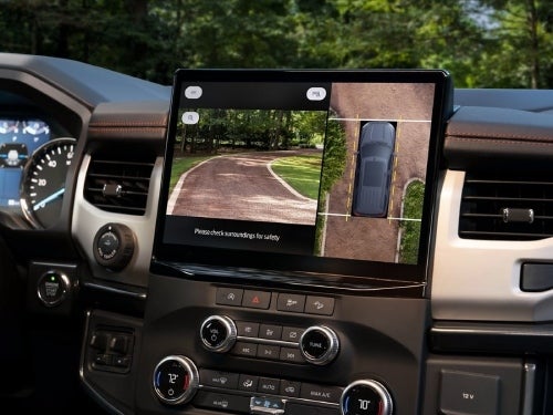 2024 Ford Expedition view of touchscreen display showing 360 view camera