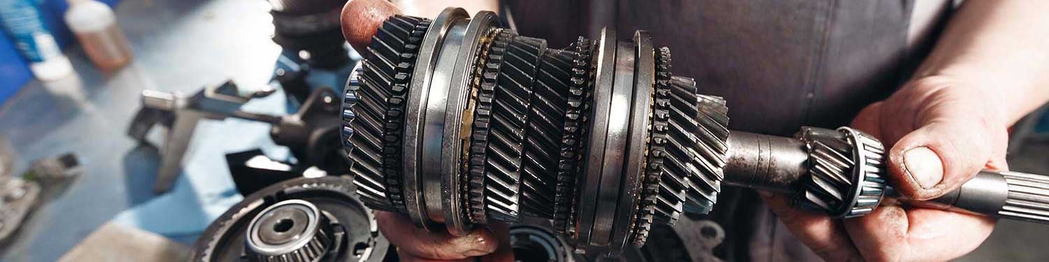 Close up view of a transmission