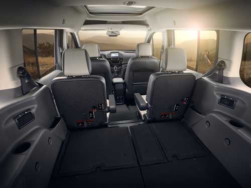 2023 Ford Transit Connect Passenger Wagon view of interior and cargo space area